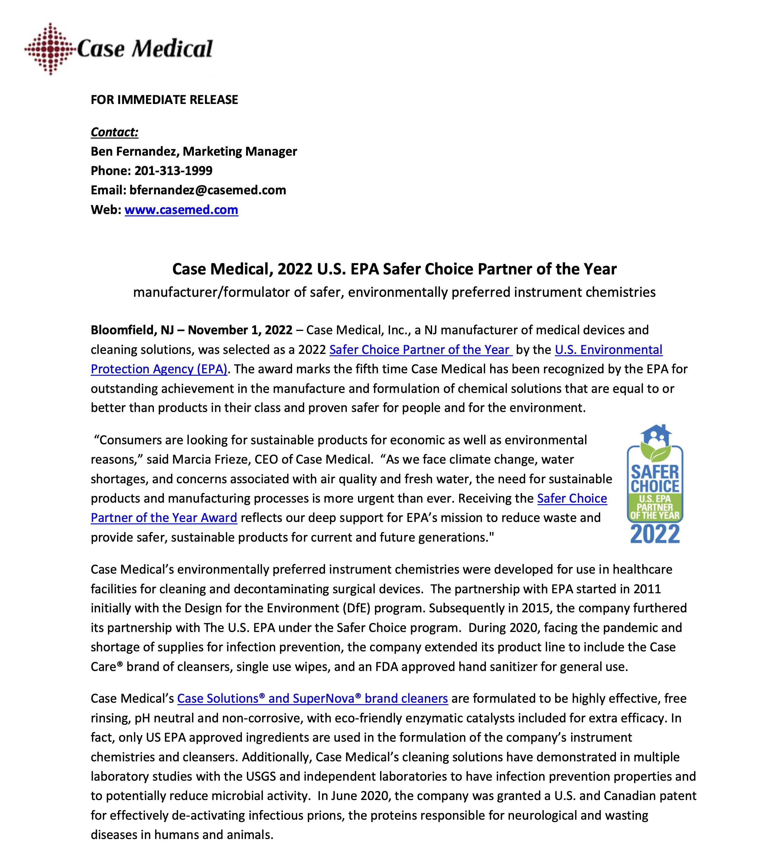 Read Our Press Release Image